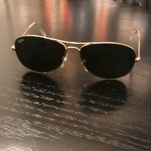 RayBan gold aviators